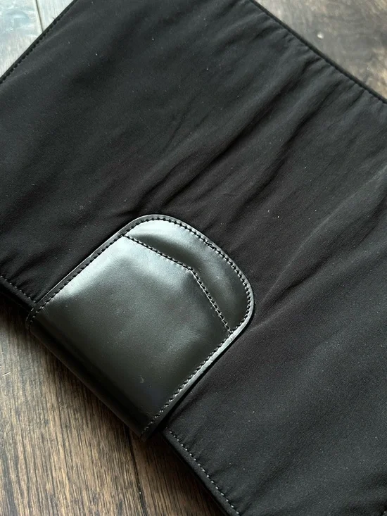 Authentic Celine vintage nylon black hobo shoulder bag - Picture 7 of 16